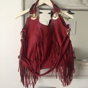 Boutique Brand Fringe Crossbody Bag